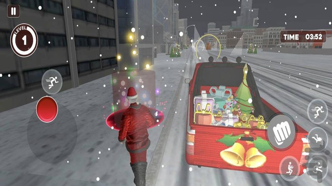 بازی بابانوئل - Gameplay image of android game