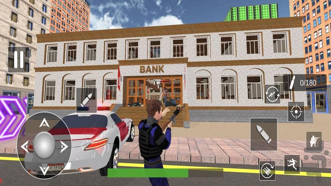 بازی ماشین پلیس - Gameplay image of android game