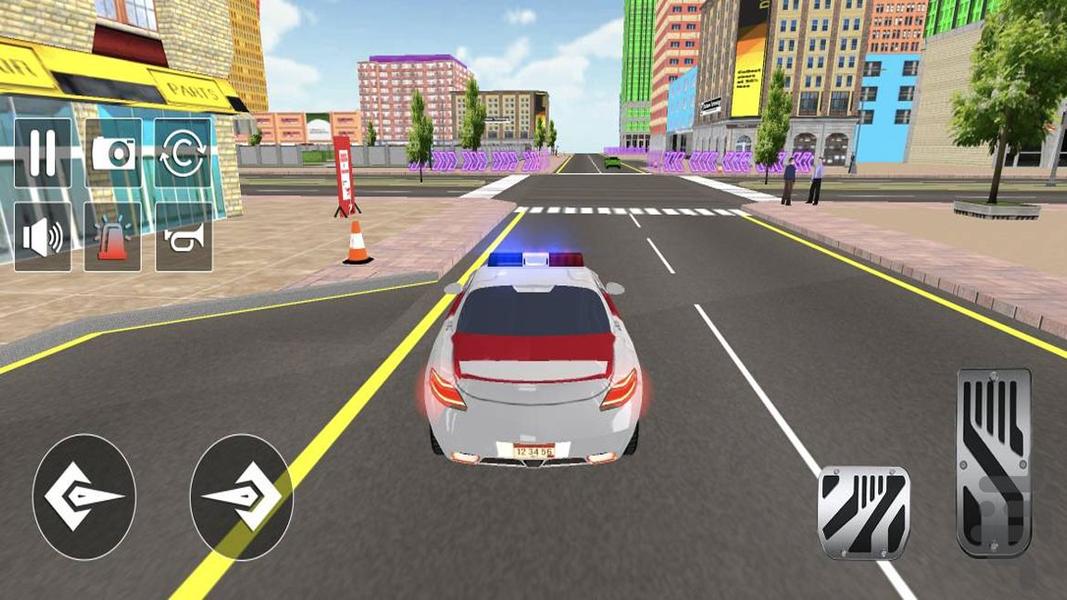 بازی ماشین پلیس - Gameplay image of android game