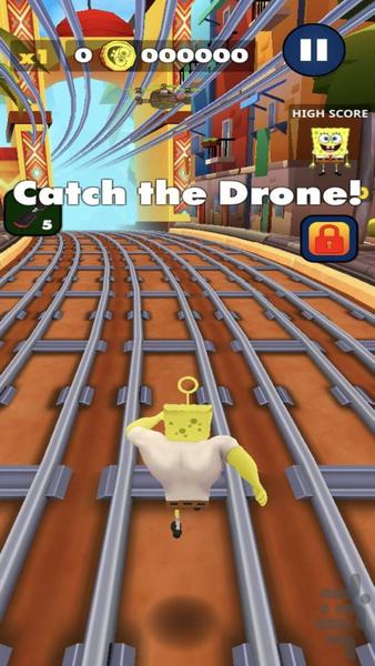 بازی باب اسفنجی - Gameplay image of android game