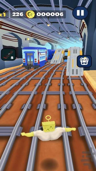 بازی باب اسفنجی - Gameplay image of android game
