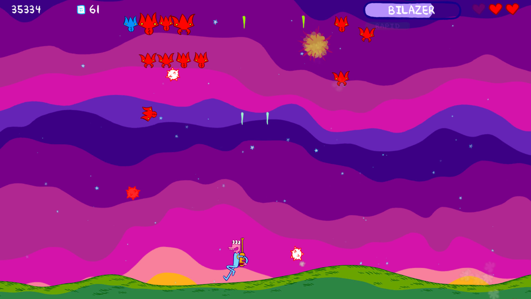 Glorkian Warrior: Shoot Weird - Gameplay image of android game