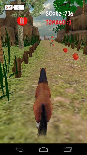 Horse Rush 3D - Gameplay image of android game
