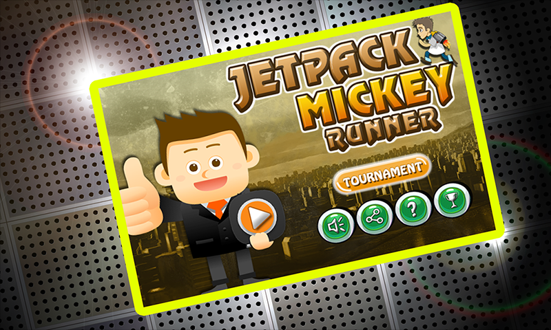 Jetpack Mickey Runner - Gameplay image of android game