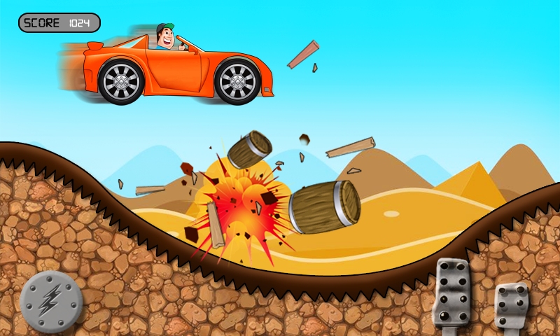 Speedy Hill Car Racing - Image screenshot of android app
