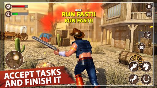 Western Cowboy Action Adventure: Street Gun Fire - عکس بازی موبایلی اندروید