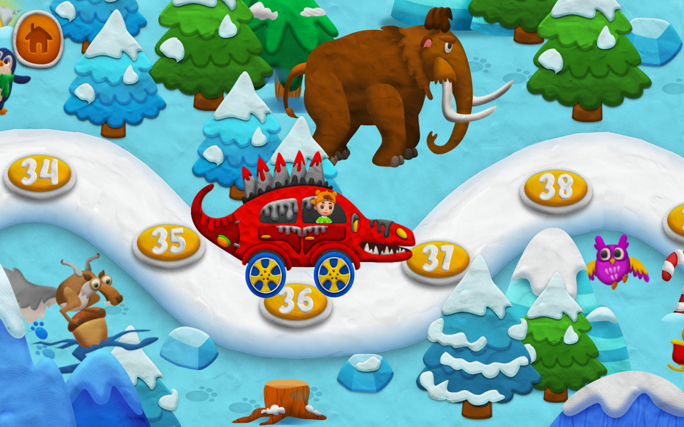 Vlad and Niki PlayDough Cars - Gameplay image of android game