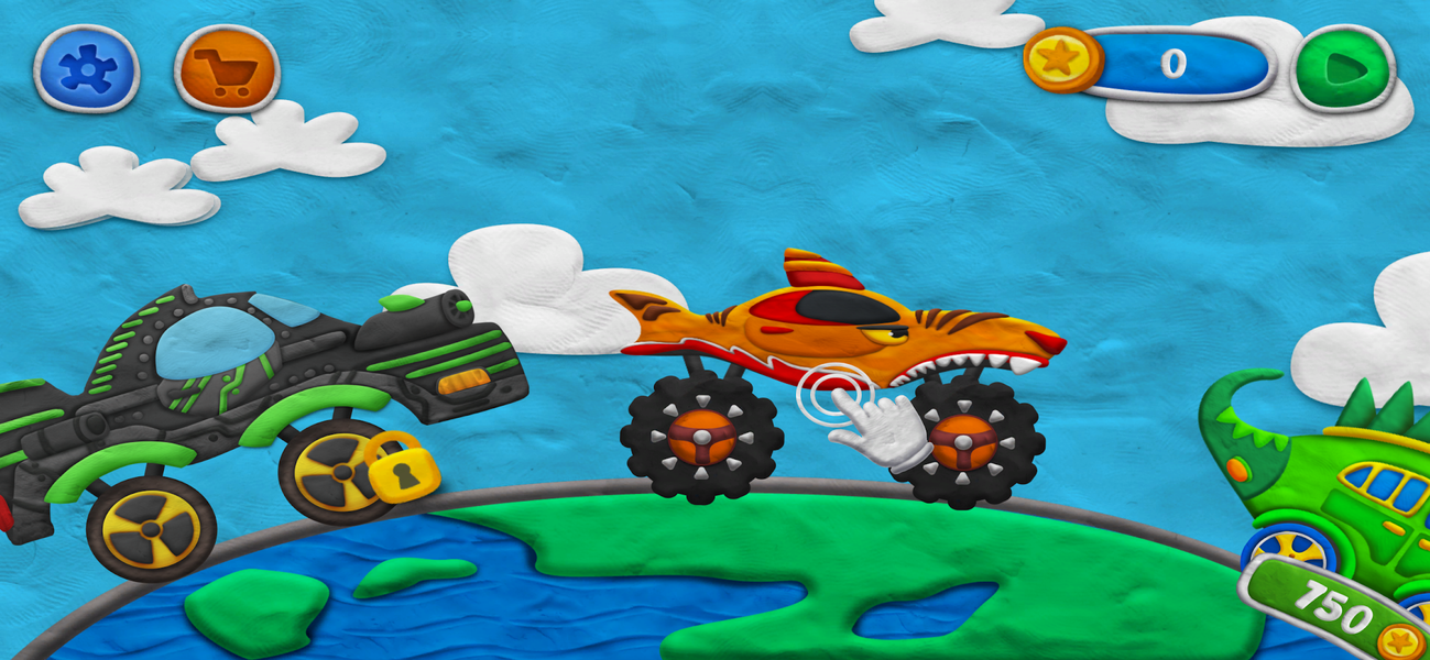 Vlad and Niki PlayDough Cars - Gameplay image of android game