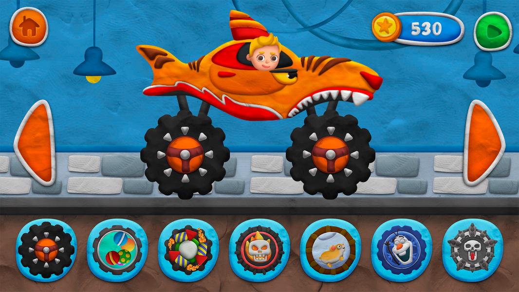Vlad and Niki PlayDough Cars - Gameplay image of android game