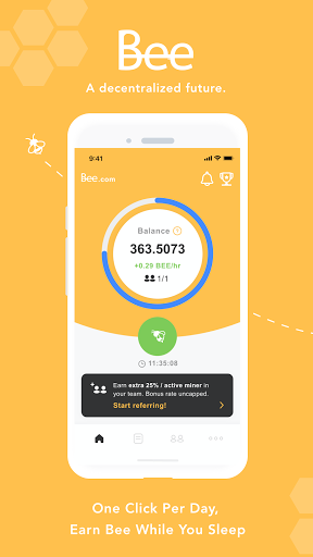 Bee Network:Phone-based Digital Currency - Gameplay image of android game