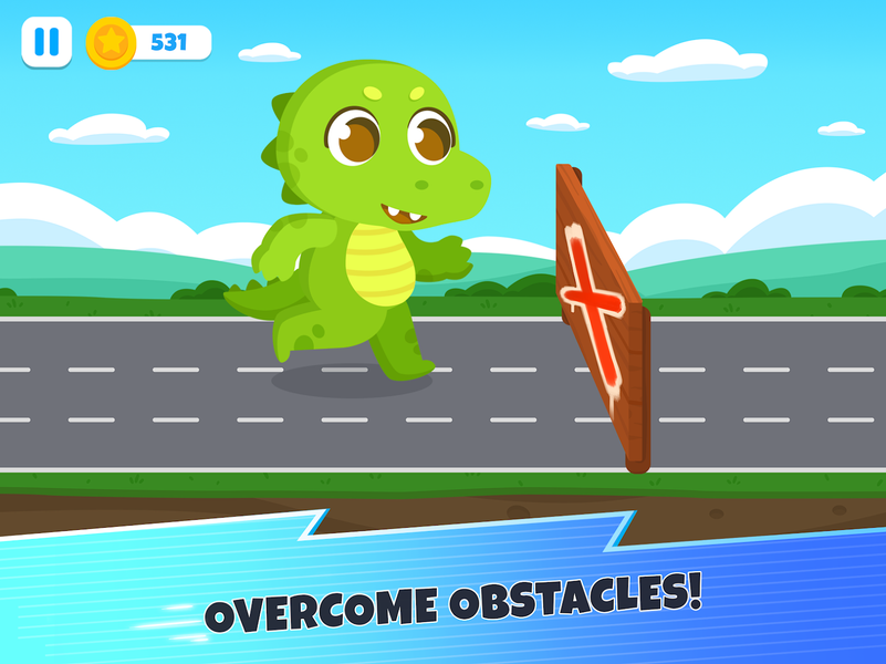 Animal racing games for kids! - عکس بازی موبایلی اندروید