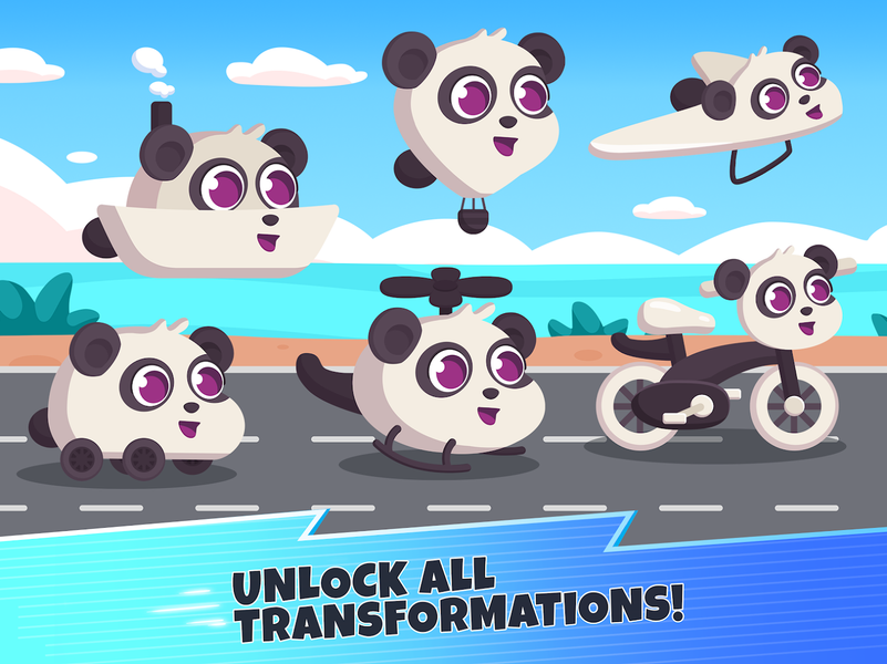 Animal racing games for kids! - عکس بازی موبایلی اندروید