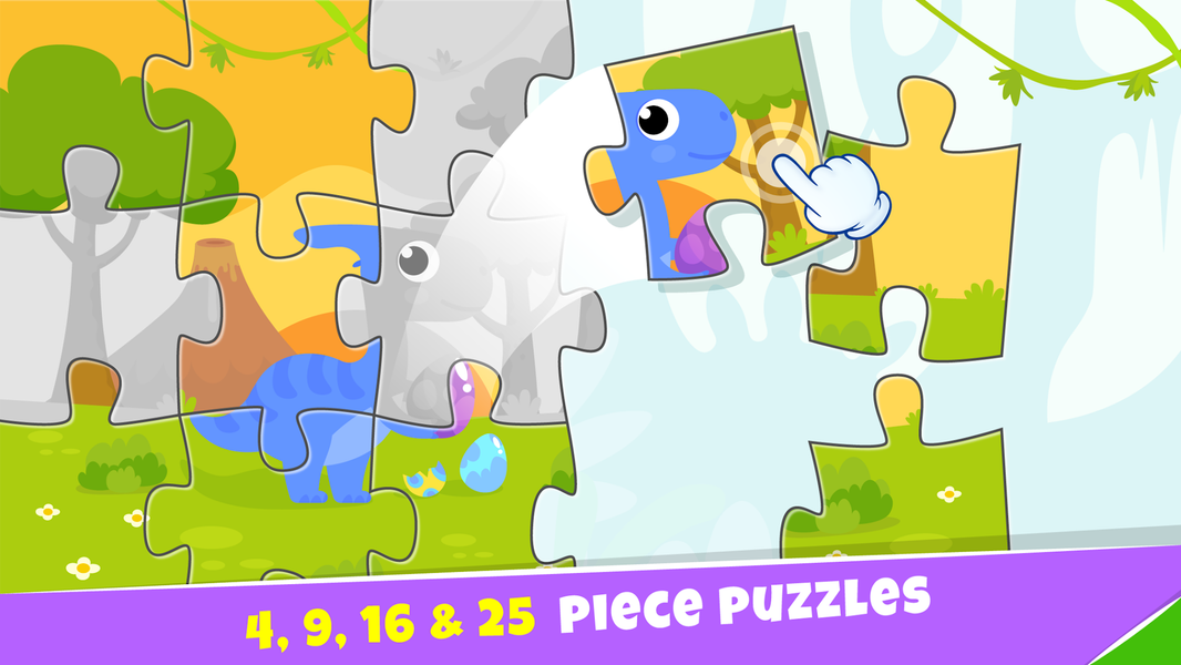 Kids educational games Puzzles - عکس بازی موبایلی اندروید