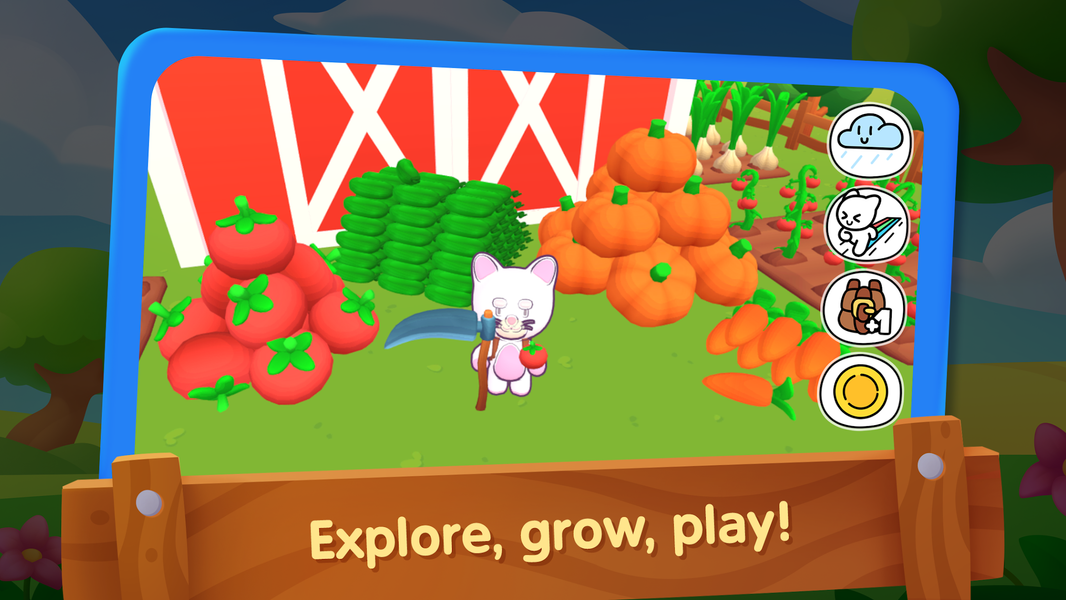 BiniVille: Farm games for kids - Gameplay image of android game