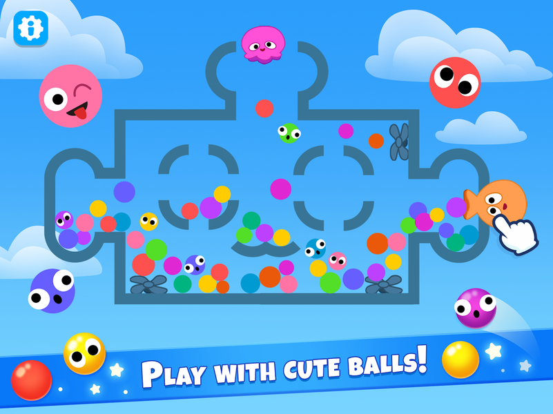 Popping bubbles games for kids - عکس بازی موبایلی اندروید