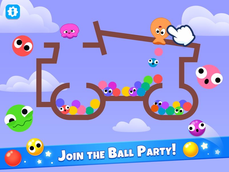 Popping bubbles games for kids - عکس بازی موبایلی اندروید