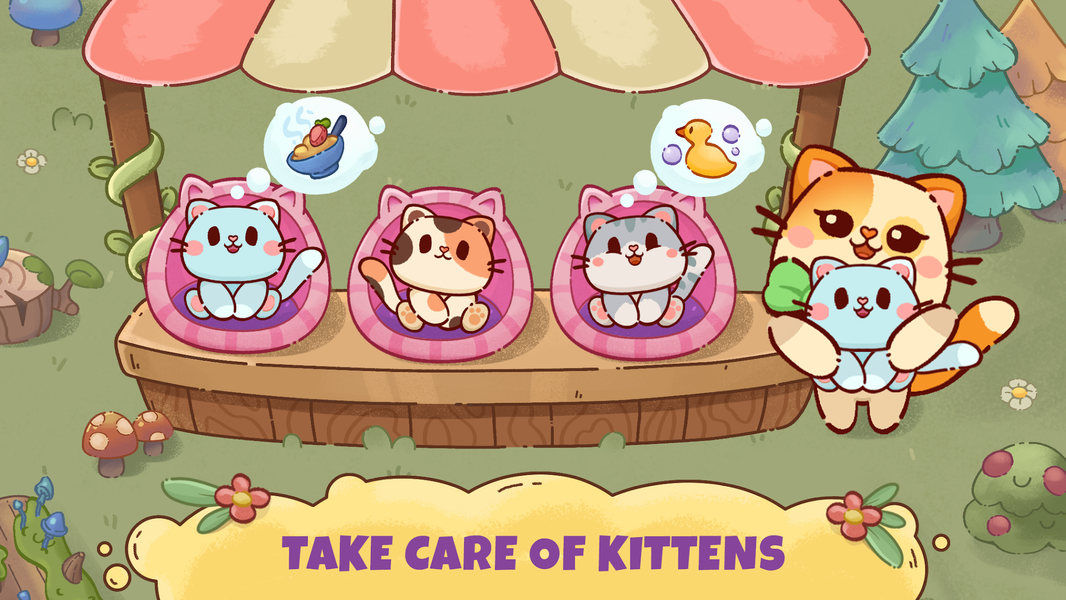 Pet cat Daycare games for baby - Gameplay image of android game