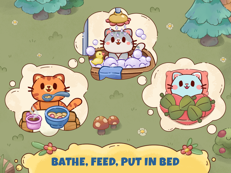Pet cat Daycare games for baby - عکس بازی موبایلی اندروید