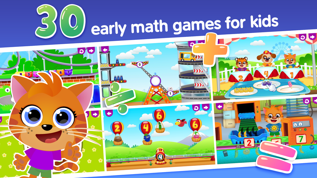 Pet Сity Number games for kids - عکس بازی موبایلی اندروید