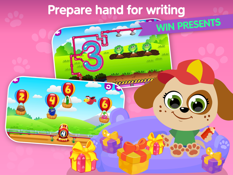 Pet Сity Number games for kids - Gameplay image of android game
