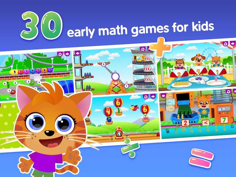 Pet Сity Number games for kids - Gameplay image of android game