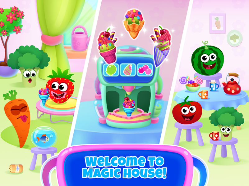 Kids education: Toddlers games - عکس بازی موبایلی اندروید