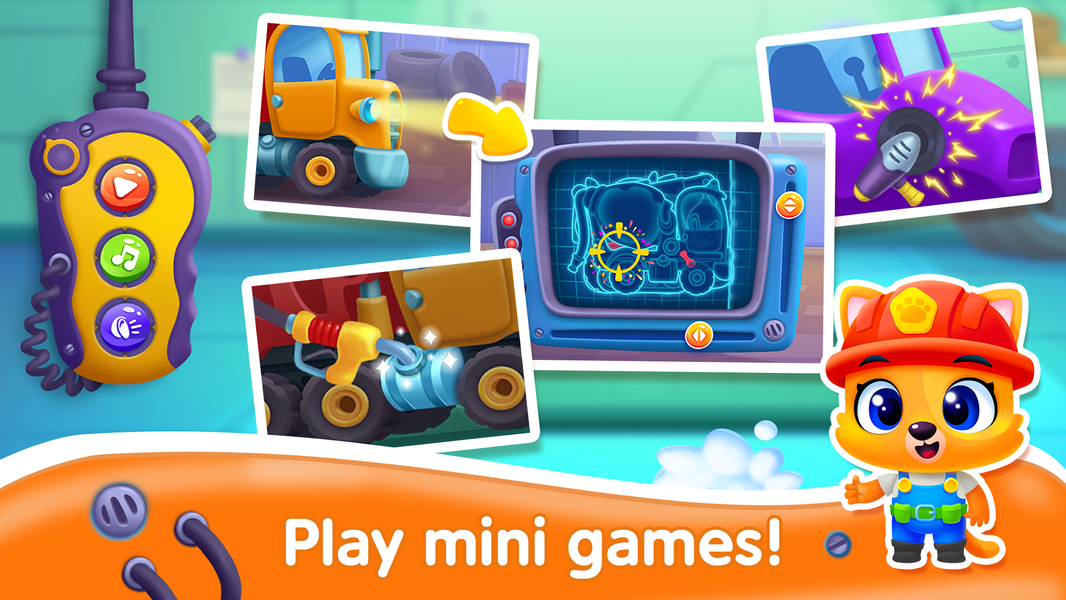 Bini Truck Games for Kids! - Gameplay image of android game
