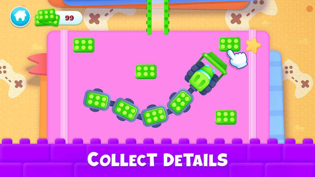 Stacky Bridge Kids Truck Games - Gameplay image of android game