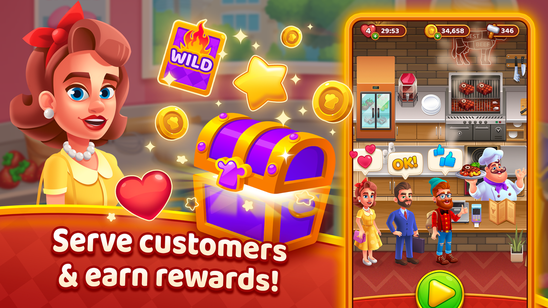 Super Cooker: Restaurant game - Gameplay image of android game