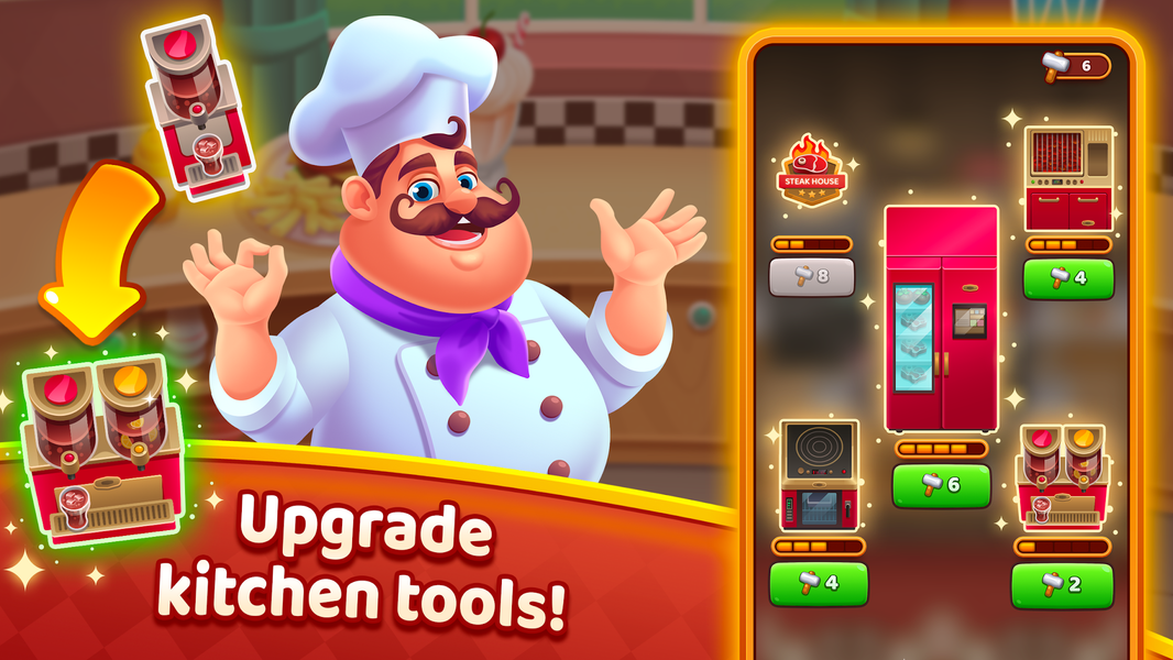 Super Cooker: Restaurant game - Gameplay image of android game