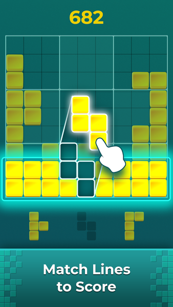 Playdoku: Block Puzzle Games - Gameplay image of android game