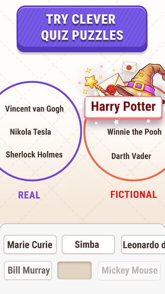 Word Rings – Associations - Gameplay image of android game