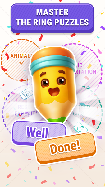 Word Rings – Associations - Gameplay image of android game