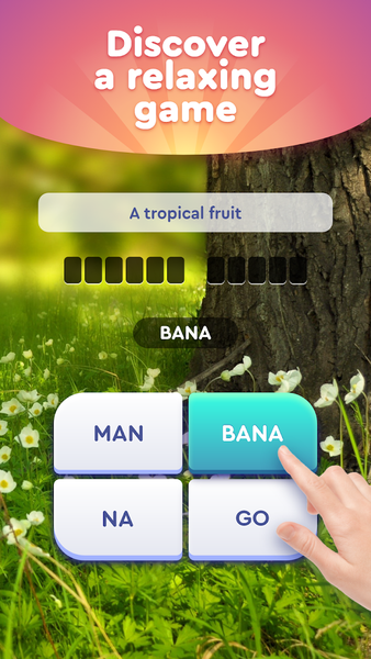 Relaxing Words - Gameplay image of android game