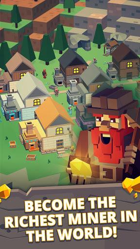 Miner Clicker: Idle Gold Mine Tycoon. Mining Game - عکس بازی موبایلی اندروید