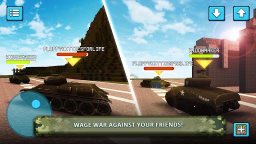 Team Tank Craft: World of Multiplayer Tanks Games - Gameplay image of android game