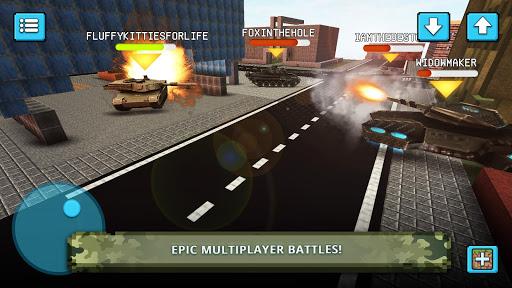 Team Tank Craft: World of Multiplayer Tanks Games - Gameplay image of android game