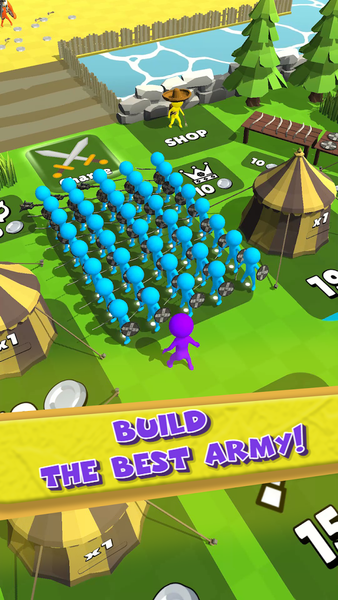 Clash Commander: My Mini Army - Gameplay image of android game