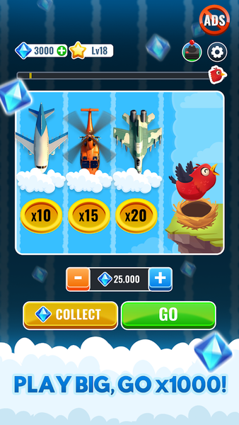 Bird Road - Chicken Game 1 - Gameplay image of android game