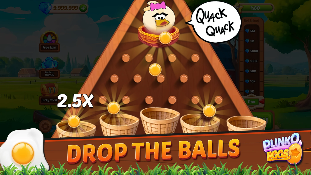 Plinko Balls XY - Plinko x1000 - Gameplay image of android game