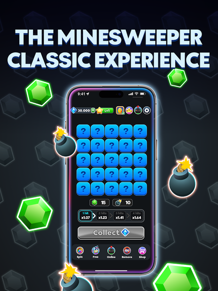 Mines Game - Play & Win x1000 - Gameplay image of android game