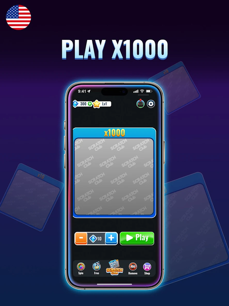 Scratch Cards - Win x۱۰۰۰ - عکس بازی موبایلی اندروید