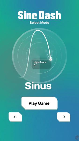 نوسان - Sine Dash - عکس بازی موبایلی اندروید
