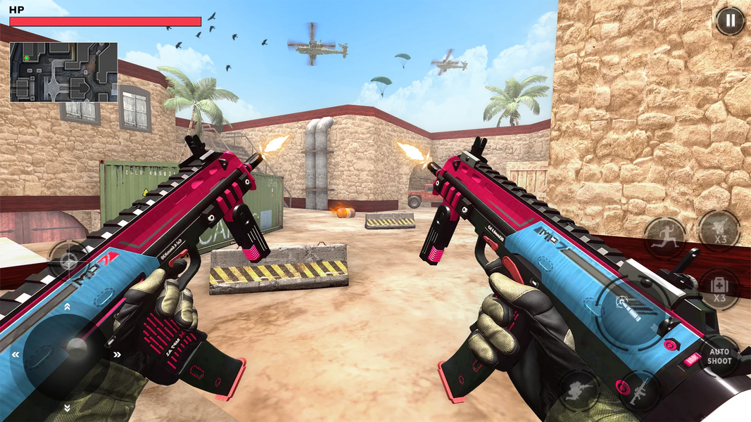 Gun Ops: FPS Gun Shooting Game - Gameplay image of android game