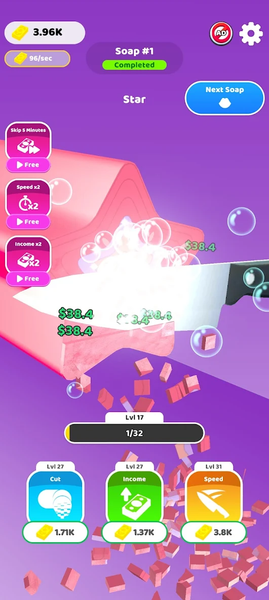 Idle Soap ASMR - Gameplay image of android game