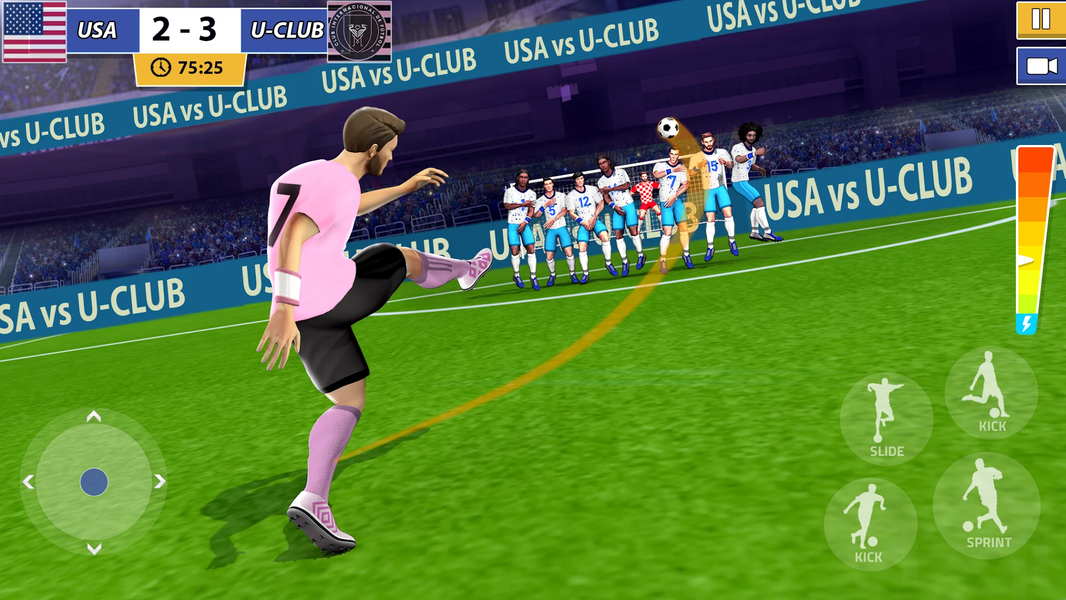 Soccer Allstars: Football Kick - Gameplay image of android game