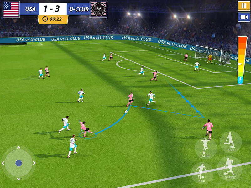 Soccer Allstars: Football Kick - Gameplay image of android game