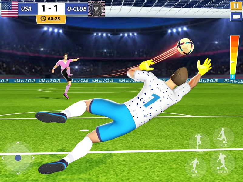 Soccer Allstars: Football Kick - Gameplay image of android game
