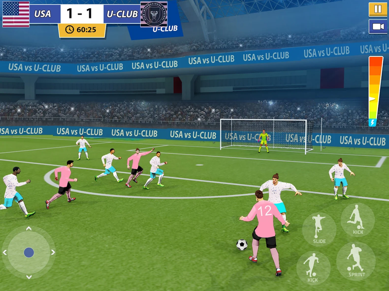 Soccer Allstars: Football Kick - Gameplay image of android game