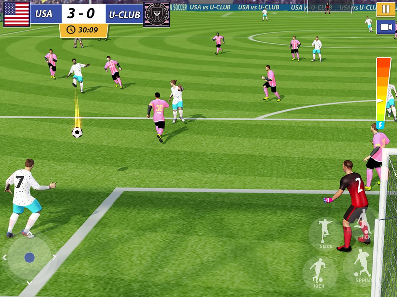 Soccer Allstars: Football Kick - Gameplay image of android game